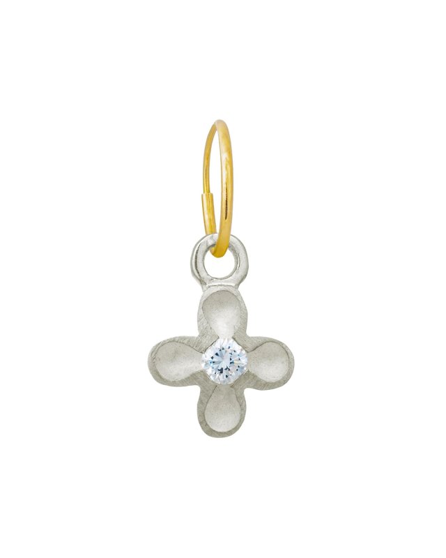 Cubic Zirconia Belides Earring, Single